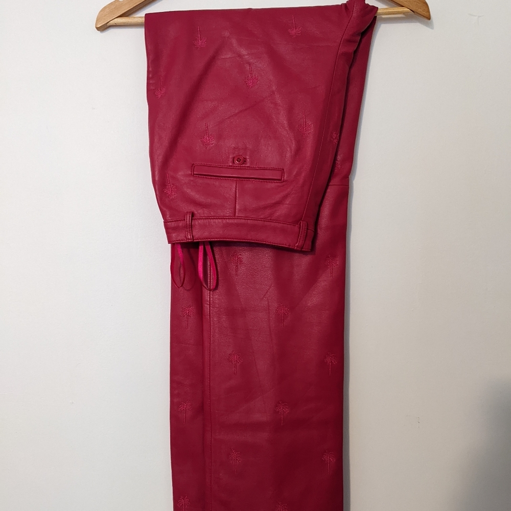 Vintage Lilly Pulitzer Leather Pants